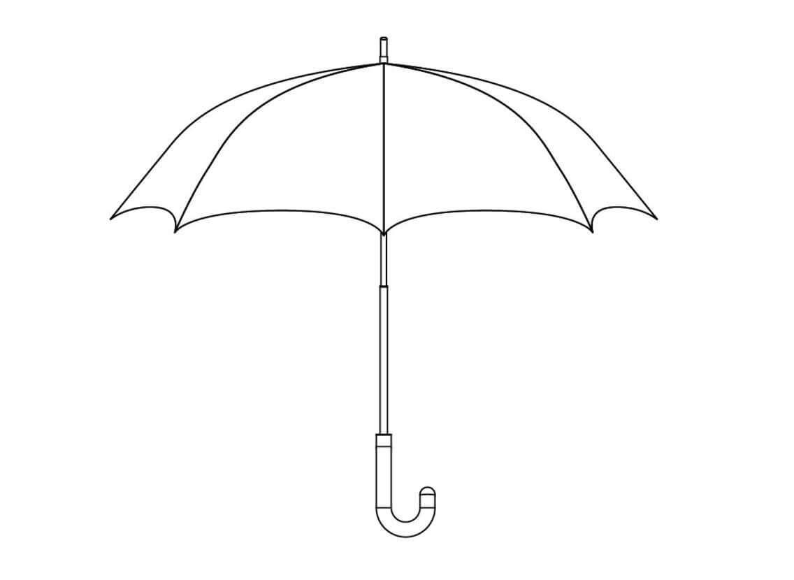 Umbrella Template | Freevectors Intended For Blank Umbrella Template