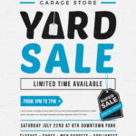 Unique Yard Sale Flyer Template Regarding Yard Sale Flyer Template Word