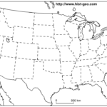 United States Map Outline Blank Inside United States Map Template Blank