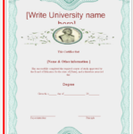 University Degree Certificate Template – Looking For A Throughout University Graduation Certificate Template