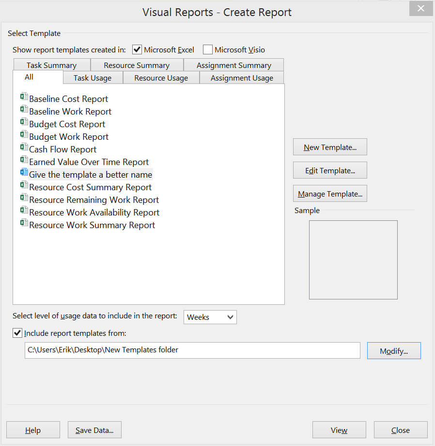 Updating The Visual Reports In Ms Project 2010 And 2013 For Ms Project 2013 Report Templates