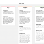 User Story Template & Examples – Milanote Pertaining To User Story Word Template