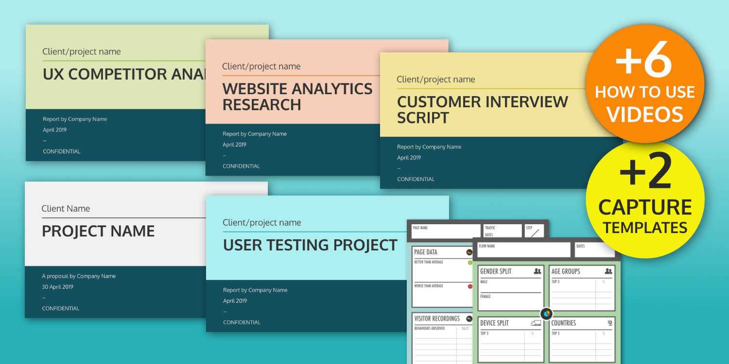 Ux Design Templates – User Research Reports And Guides for Ux Report Template