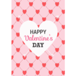 Valentine's Day Card Template – 5 Free Templates In Pdf Pertaining To Valentine Card Template Word