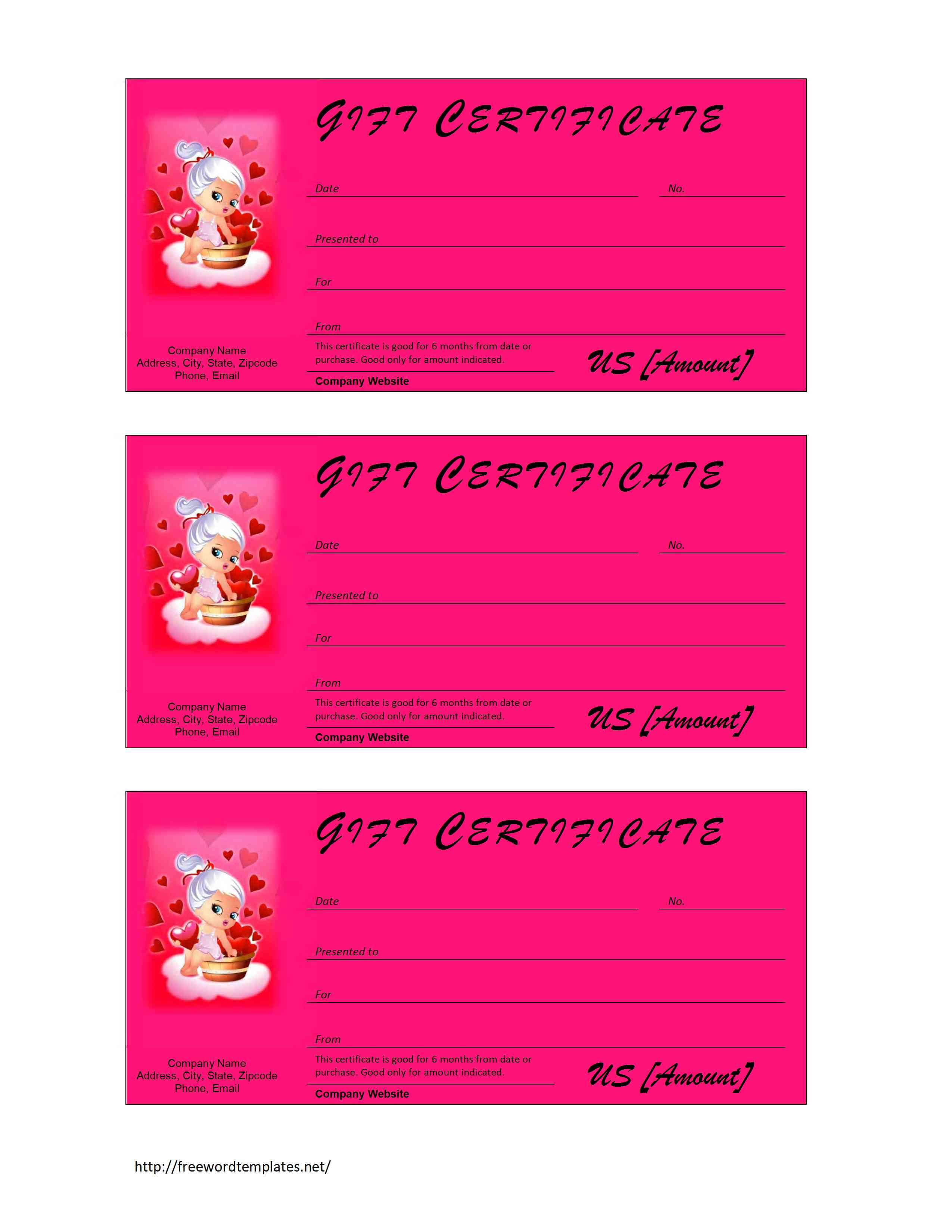 Valentine's Day Gift Certificate Inside Holiday Gift For Player Of The Day Certificate Template