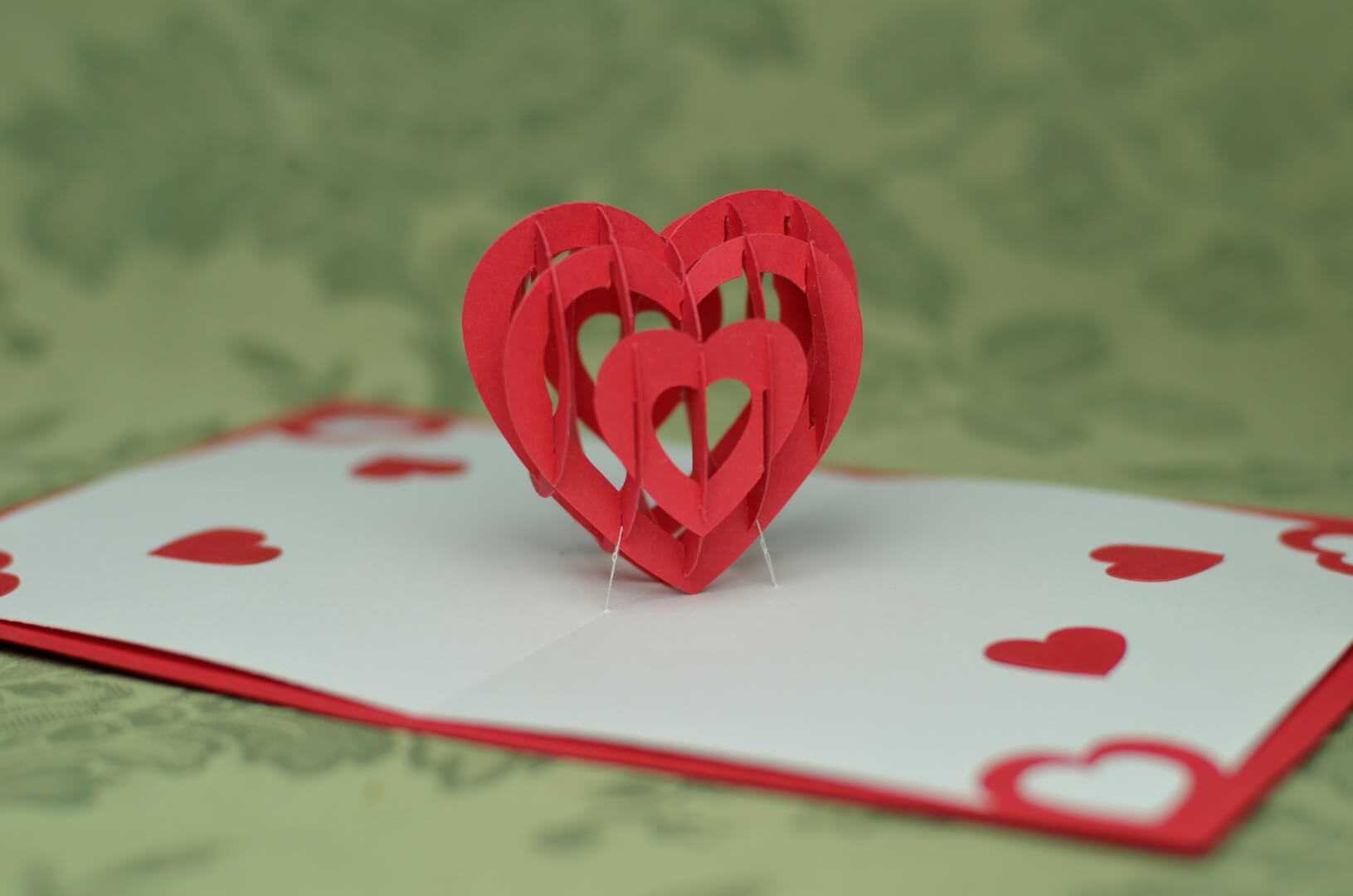 Valentine's Day Pop Up Card: 3D Heart Tutorial – Creative Throughout Pop Out Heart Card Template