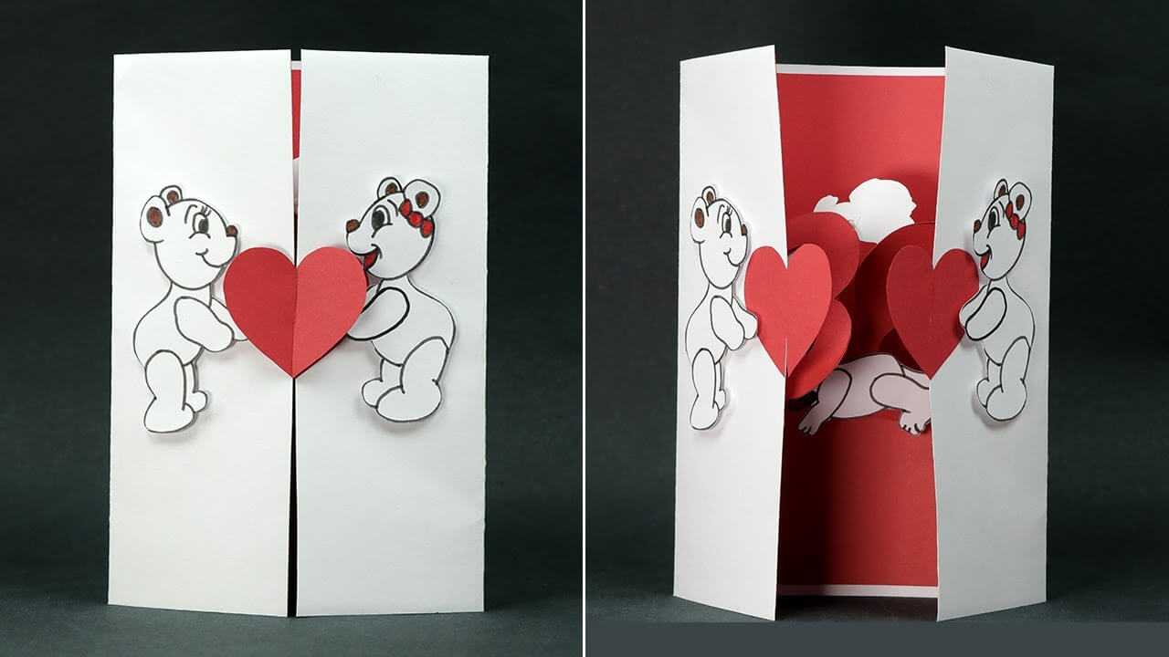 Valentine's Day Pop Up Templates – Do It Yourself Pop Up Throughout I Love You Pop Up Card Template