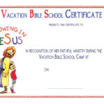 Vbs Certificate Templatesencephalos | Encephalos Pertaining To Christian Certificate Template