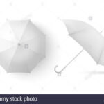 Vector 3D Realistic Render White Blank Umbrella Icon Set Regarding Blank Umbrella Template