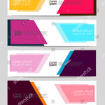 Vector Abstract Design Web Banner Template Stock Vector Pertaining To Event Banner Template
