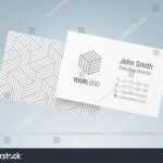 Vector Business Card Template Elegant Business Stock Vector Within Generic Business Card Template