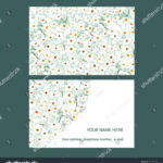 Vector Business Card Template This File Stock Vector Regarding Advertising Card Template