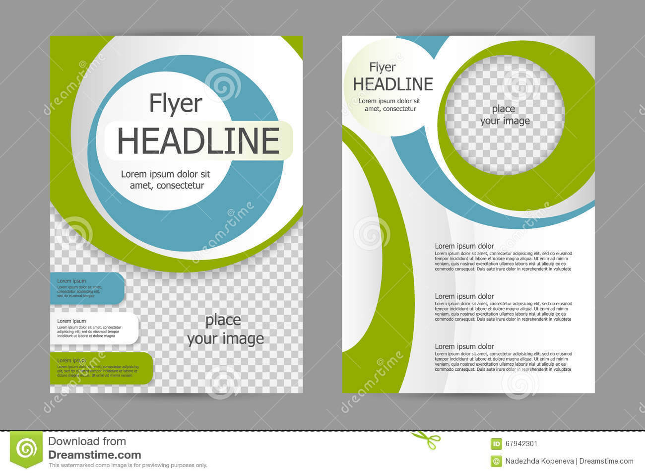 Vector Flyer Template Design Stock Vector – Illustration Of With Training Brochure Template