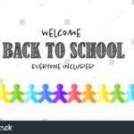 Vector School Banner Template Welcome Back Stock Vector With Welcome Banner Template