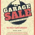 Vintage Garage Sale Flyer Template With Garage Sale Flyer Template Word