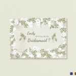 Vintage Will You Be My Bridesmaid Card Template Inside Will You Be My Bridesmaid Card Template