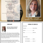 Virgin Mary Funeral Program | Funerals | Memorial Service In Free Obituary Template For Microsoft Word