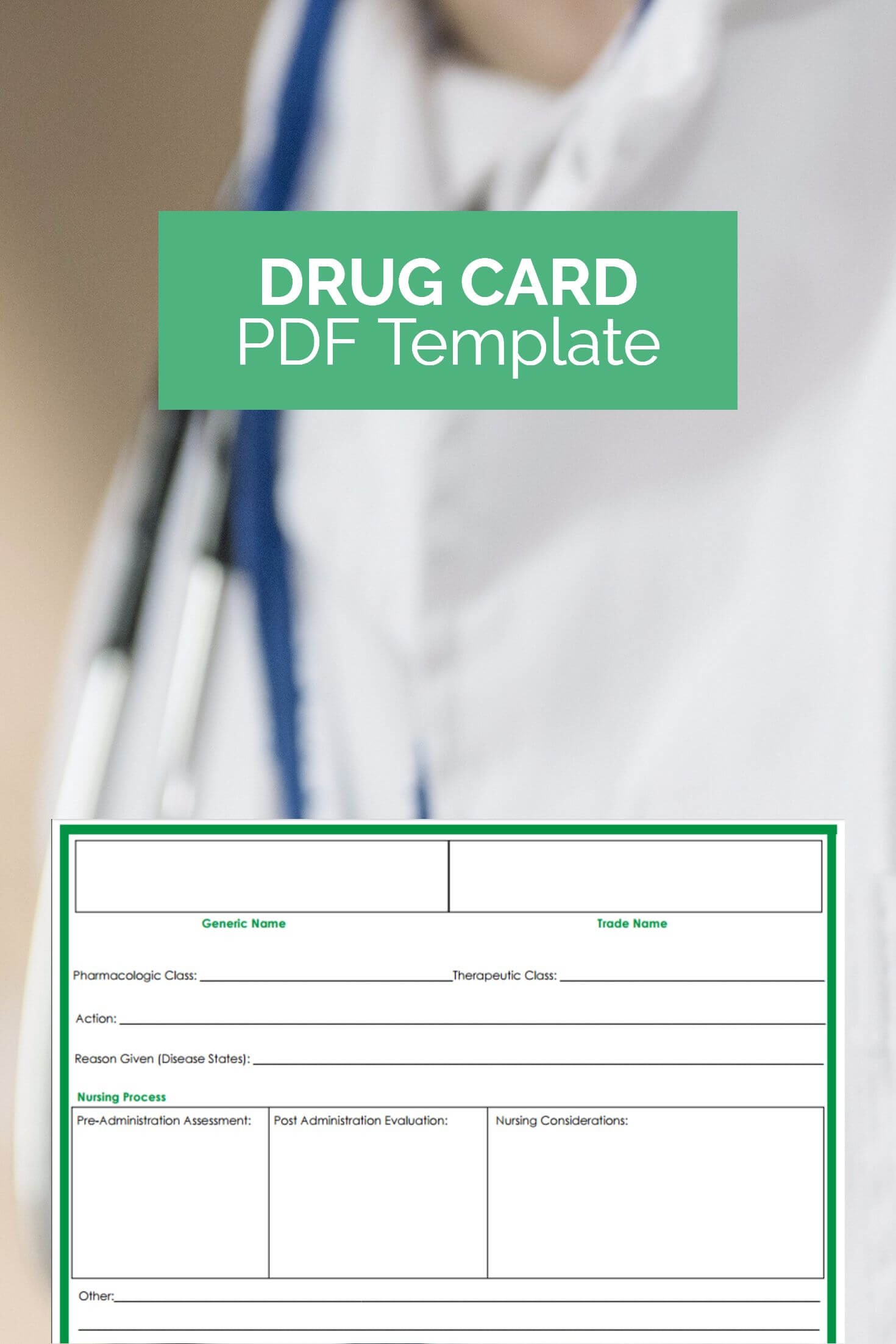 Want A Free Drug Card Template That Can Make Studying Much With Pharmacology Drug Card Template