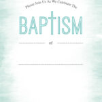 Water – Baptism & Christening Invitation Template (Free Inside Blank Christening Invitation Templates