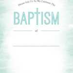 Water – Baptism & Christening Invitation Template (Free Inside Blank Christening Invitation Templates