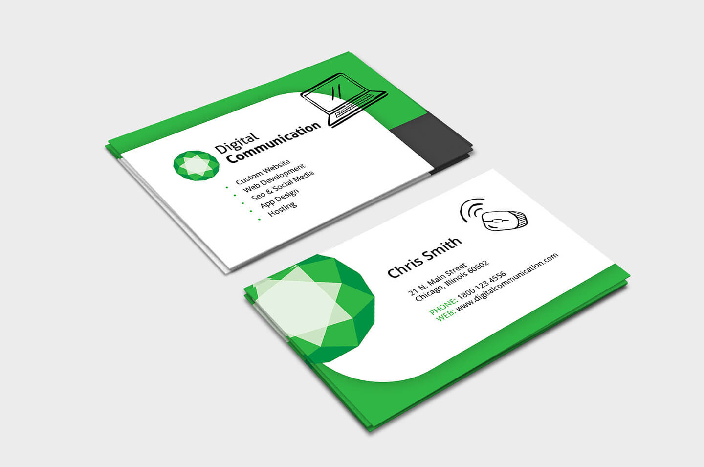 Web Designer Business Card Template In Psd, Ai & Vector Intended For Web Design Business Cards Templates