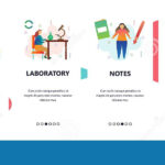 Web Site Onboarding Screens. Science Experiment. Chemistry Within Science Fair Banner Template