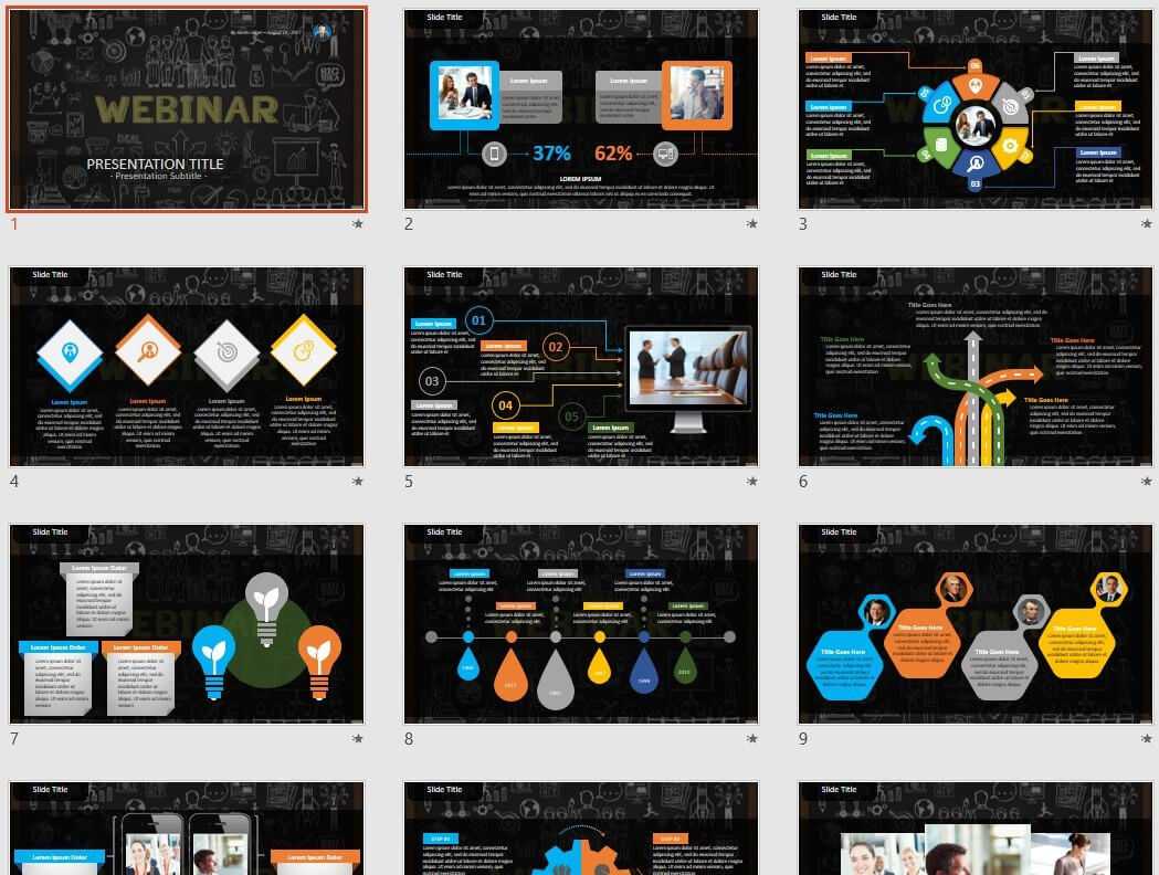 Webinar Powerpoint Template #130401 – Sagefox Free With Webinar Powerpoint Templates