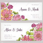 Wedding Invitation And Save The Date Card Templates Decorated.. Inside Save The Date Cards Templates