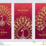 Wedding Invitation Card Templates . Stock Vector For Indian Wedding Cards Design Templates