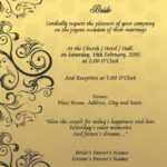 Wedding Invitation Cover Design Templates | Party Invitation Intended For Invitation Cards Templates For Marriage