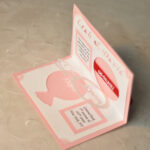 Wedding Invitation Linked Rings Pop Up Card Template Inside Pop Up Wedding Card Template Free