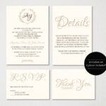 Wedding Invitation Printable/wedding Invitation Template Regarding Wedding Card Size Template