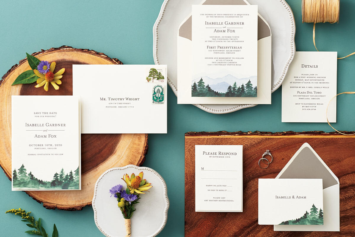 Wedding Invitation Suite Components | Paper Source Within Paper Source Templates Place Cards