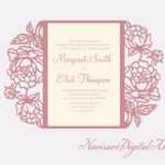 Wedding Invitation Templates Cricut • Invitation Template Ideas For Church Wedding Invitation Card Template