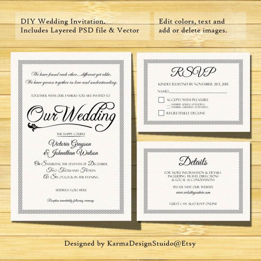 Wedding Invitation: Wedding Rsvp Cards | Vistaprint Wedding In Free Printable Wedding Rsvp Card Templates