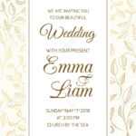 Wedding Marriage Event Invitation Rsvp Card Template. Swirly.. With Template For Rsvp Cards For Wedding