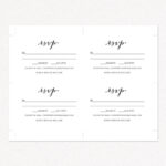 Wedding Rsvp Card Template · Wedding Templates And Printables Throughout Template For Rsvp Cards For Wedding