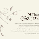 Wedding Thank You Templates Free | Standard Greeting Card Pertaining To Template For Wedding Thank You Cards