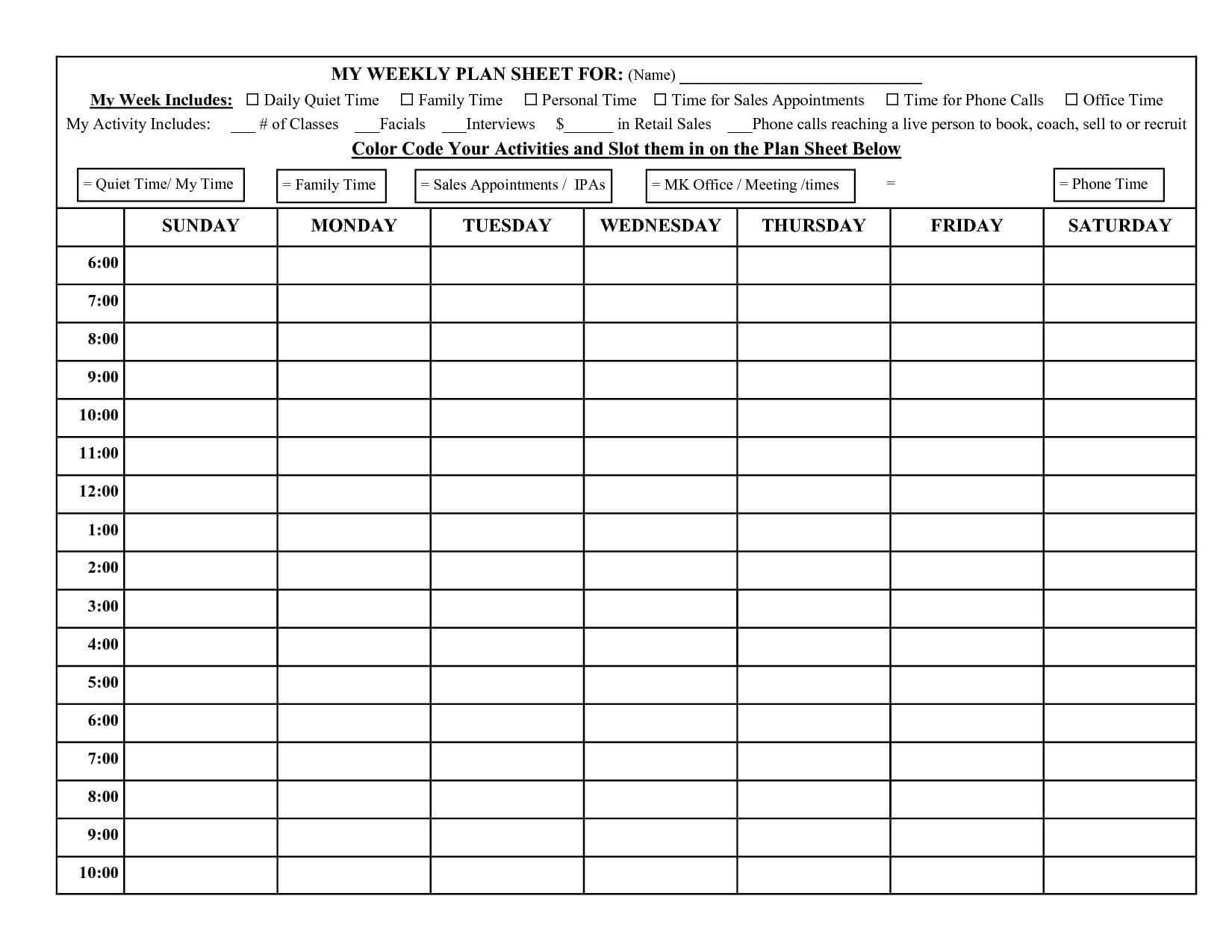 Week Calendar Template Excel Weekly Activity Report | Smorad In Weekly Activity Report Template