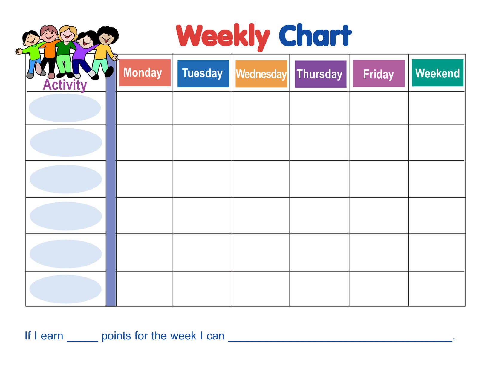 Weekly Behavior Chart Template | Wyatt | Weekly Behavior With Regard To Behaviour Report Template