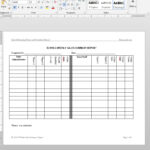 Weekly Sales Summary Report Template | Sl1010 3 For Manager Weekly Report Template