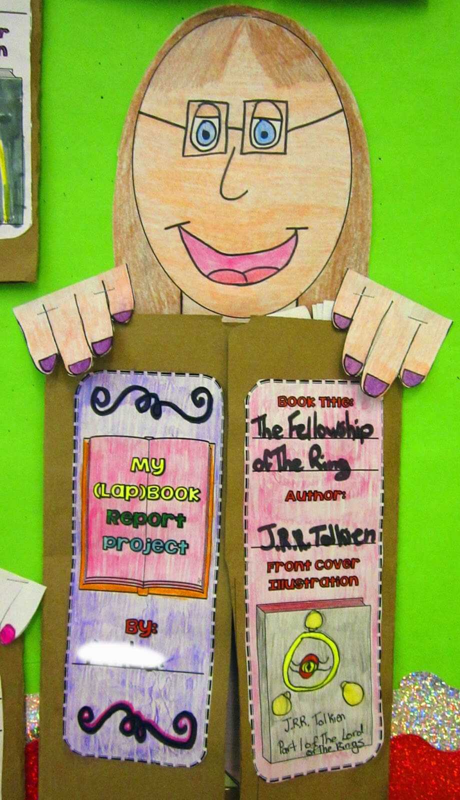 We've Got Our Heads Stuck In A Good Book | Runde's Room With Paper Bag Book Report Template