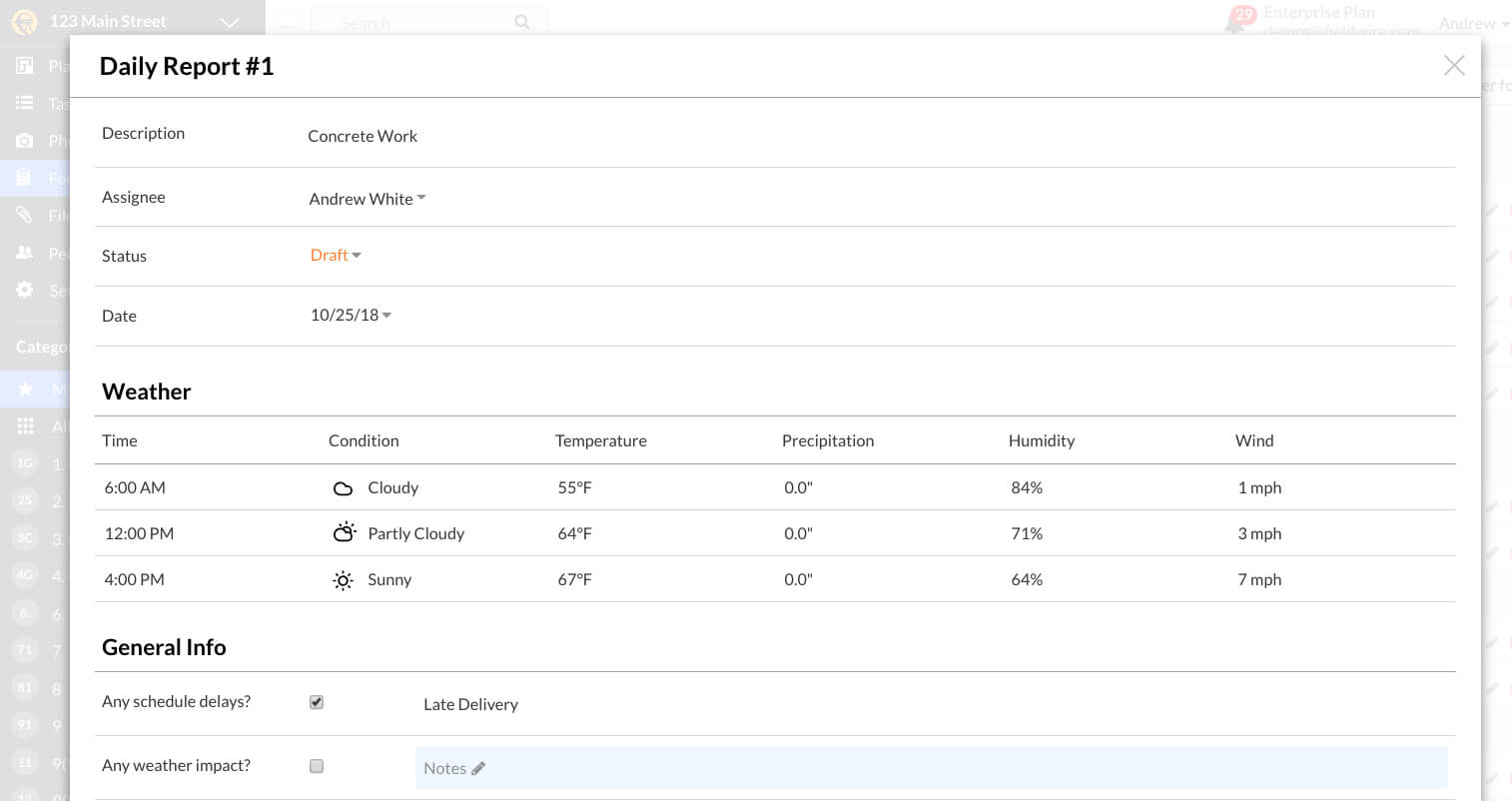 What Are 'daily Report' Forms? – Knowledge Base Intended For Superintendent Daily Report Template