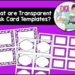 What Are Transparent Task Card Templates? Within Task Card Template