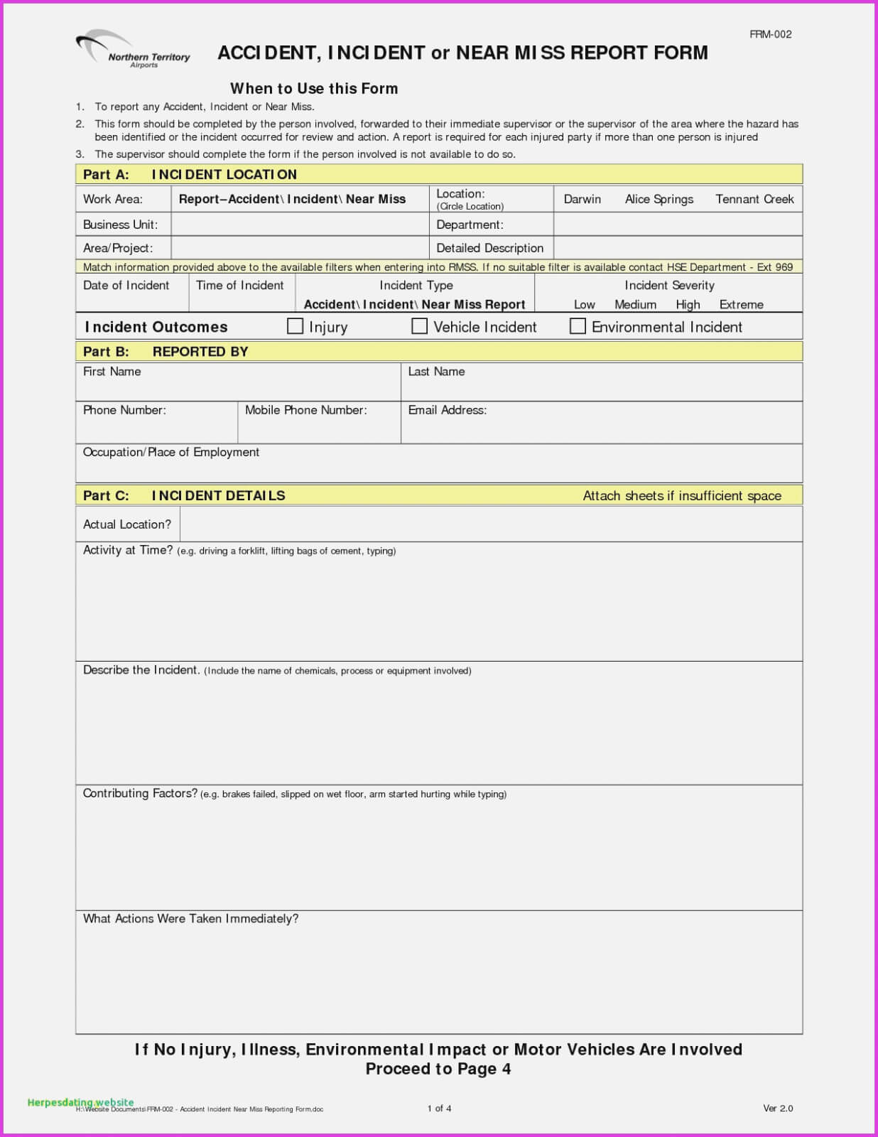 What Will Near Miss | Realty Executives Mi : Invoice And Throughout Near Miss Incident Report Template