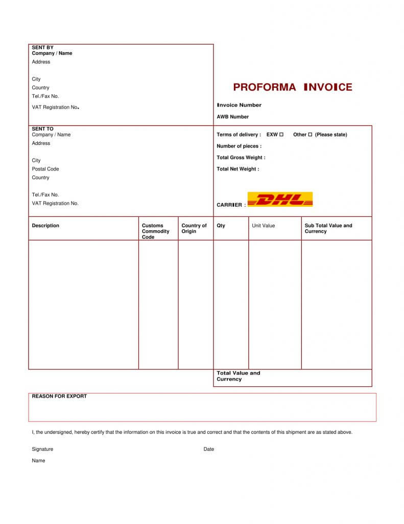 What Will Simpleforma Invoice Template Form Samples Of Free Within Free Proforma Invoice Template Word