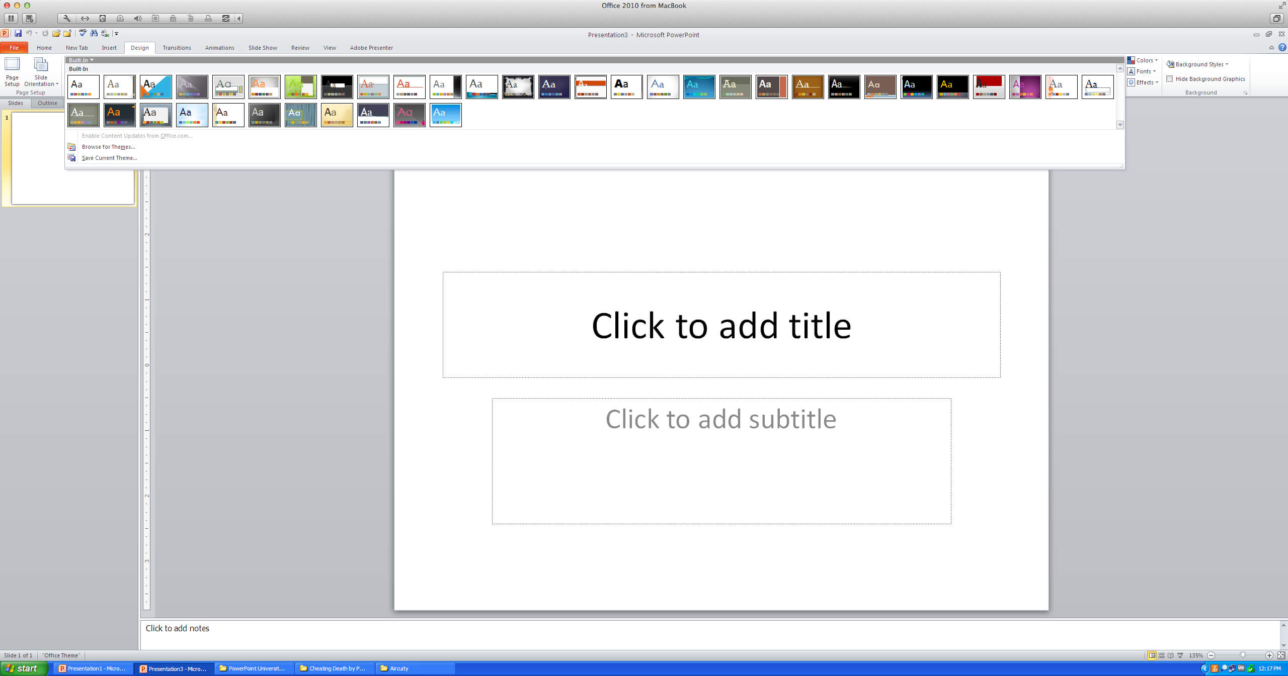 What's The Best Built In Powerpoint Theme? | Laura M. Foley In What Is A Template In Powerpoint