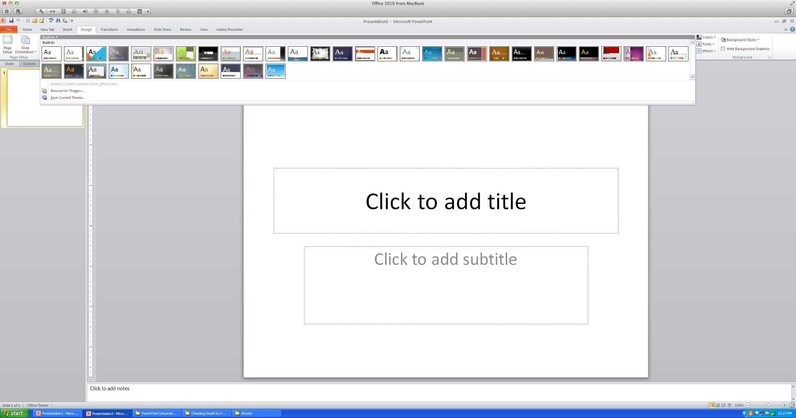 What's The Best Built In Powerpoint Theme? | Laura M. Foley In What Is A Template In Powerpoint