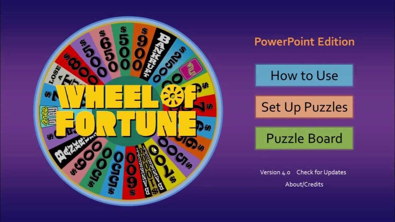 Wheel Of Fortune For Powerpoint – Gamestim With Regard To Wheel Of Fortune Powerpoint Game Show Templates