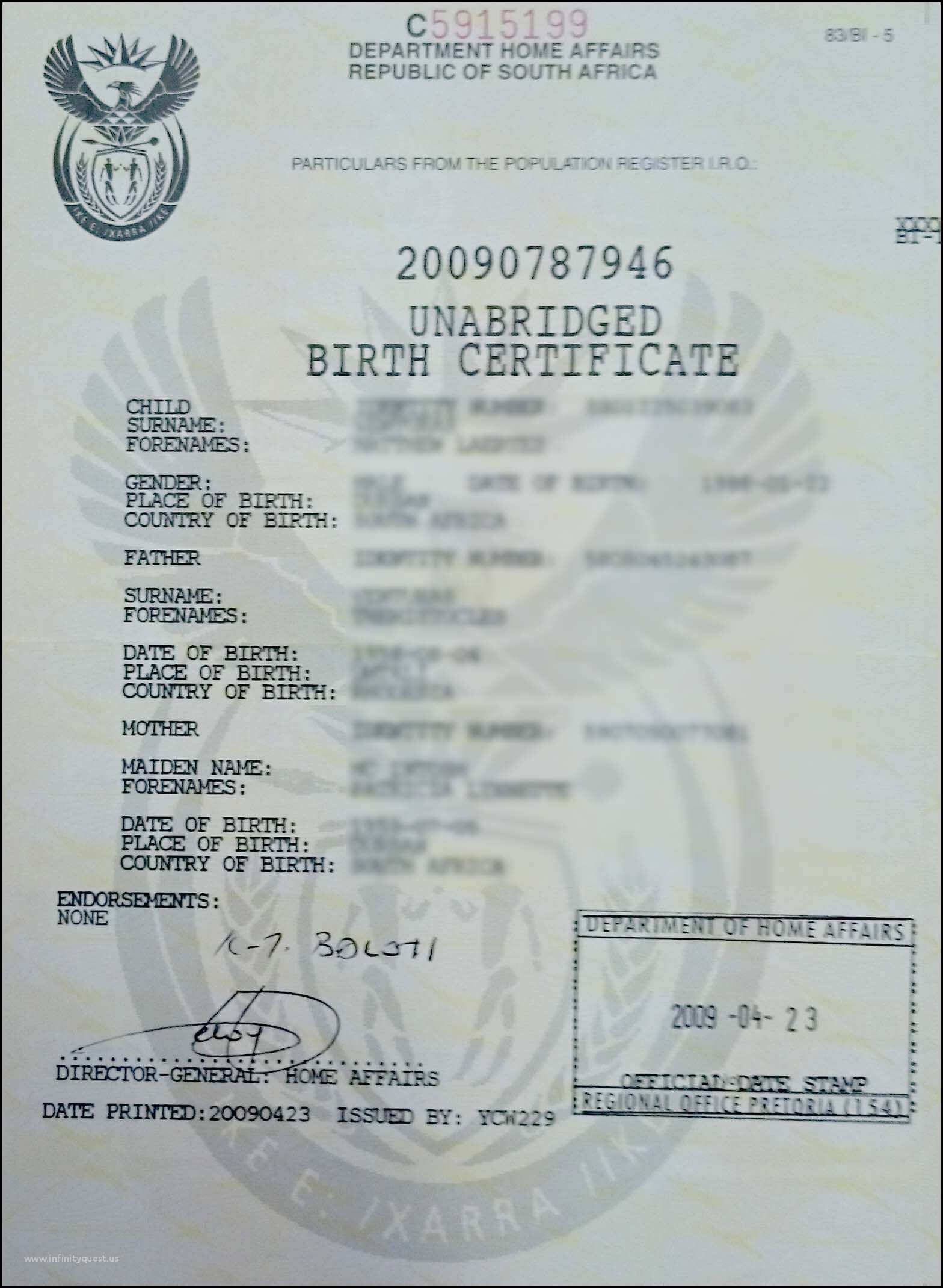 Where Do I Get My Birth Certificate Near Me Awe Inspiring With Regard To South African Birth Certificate Template